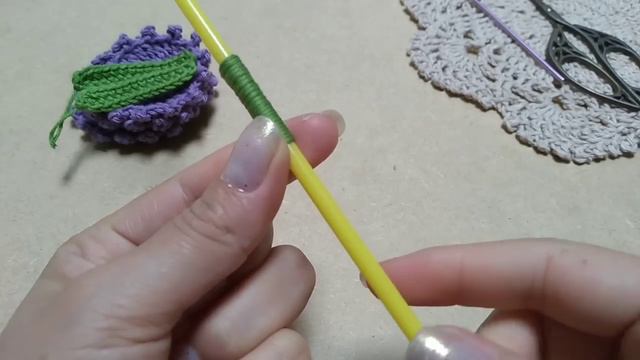 Flor lavanda tejida a crochet | Teji2Sindi ♡ смотреть онлайн