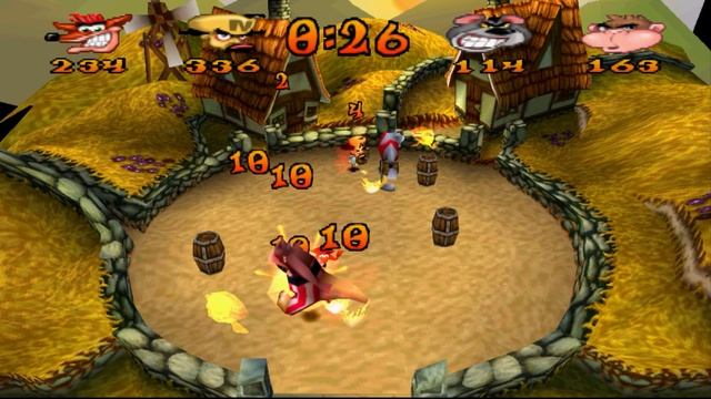 Прохождение Crash Bash (PS) #10 – Swamp Fox, Keg Kaboom, Dante's Dash смотреть онлайн