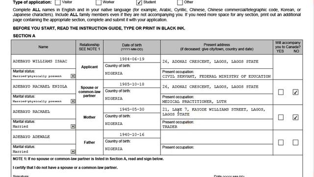 LEARN HOW TO FILL CANADIAN VISA FAMILY INFORMATION FORM |IMM5645e смотреть онлайн