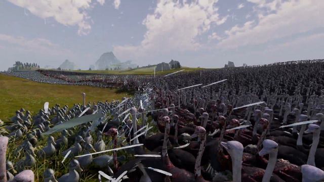 Ostrich 50000 VS 50000 Battle Duck 🦆 (ultimate epic battle simulator 2 ) смотреть онлайн