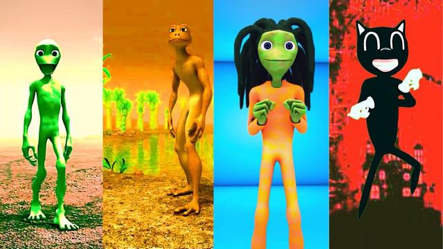 COLOR DANCE CHALLENGE DAME TU COSITA Vs Patila Vs El Taiger - Me Kemaste Vs Green Alien Dance