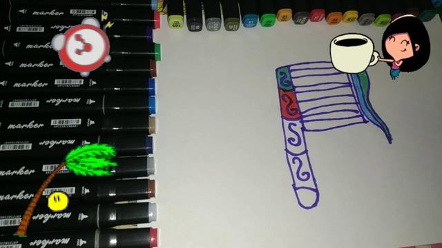 как можно нарисовать чётка для волос | Drawing for children ??️??️ смотреть онлайн