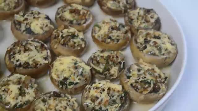 Фаршированные шампиньоны