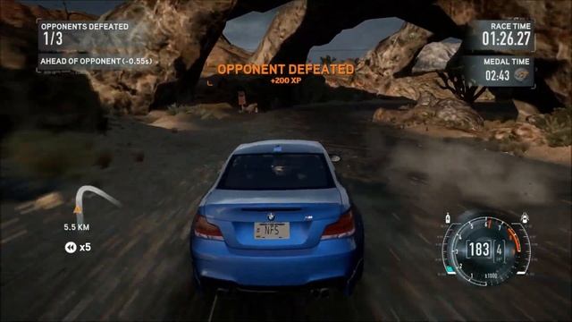 NFS The Run - BMW 1 Series M Coupé (E82) смотреть онлайн