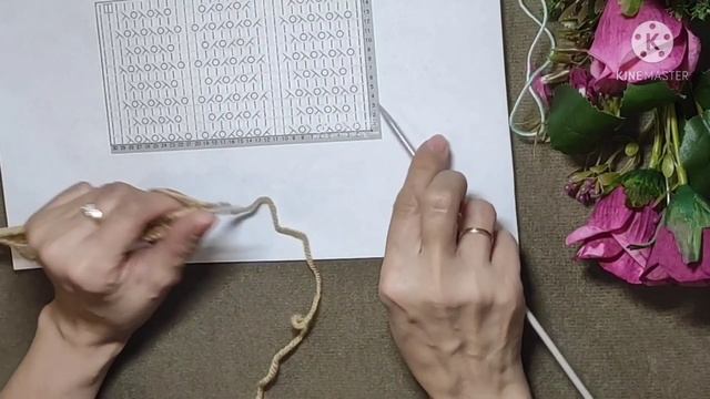 ?Очень простой и красивый ажурный узор спицами. смотреть онлайн
