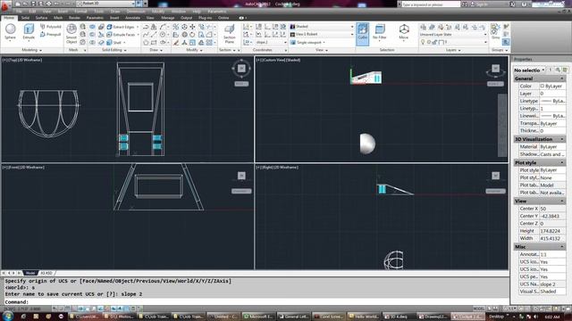 AutoCad 25 of 27 3D Basic 4 смотреть онлайн