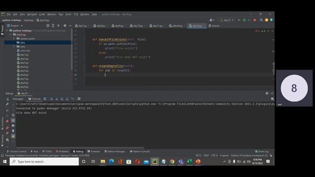 Python: Check, if file does not exist then create смотреть онлайн