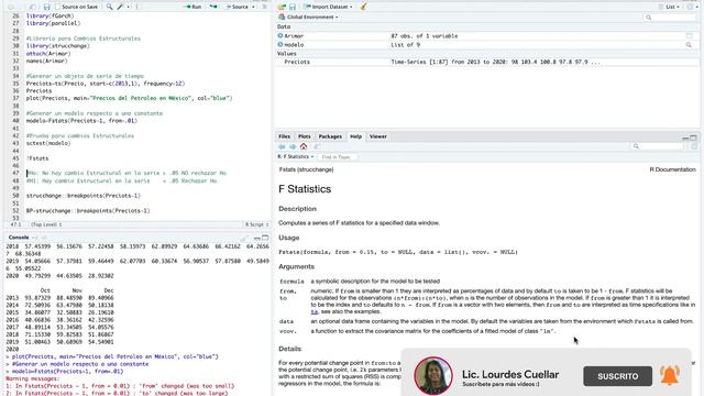 Cambios Estructurales en Rstudio смотреть онлайн