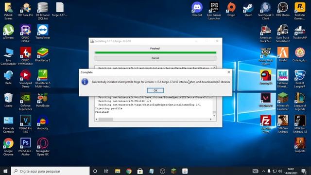 [ATUALIZADO 2021] Como INSTALAR e USAR FORGE e OPTIFINE JUNTOS e GANHAR FPS смотреть онлайн