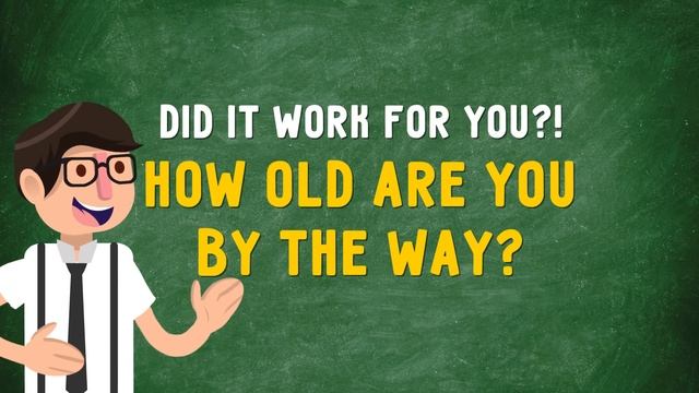 THIS MATH TRICK WILL GUESS YOUR AGE смотреть онлайн