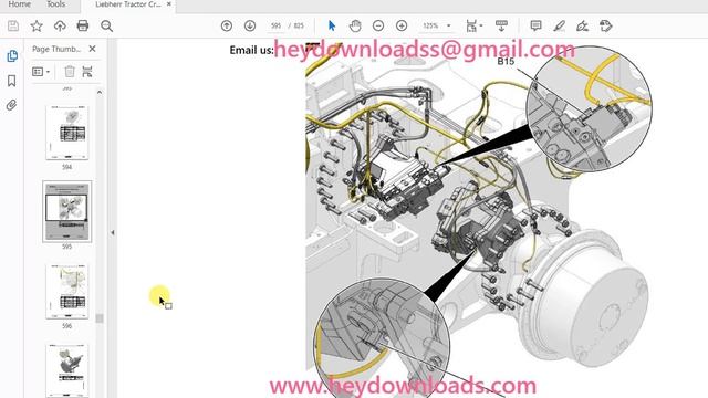 Liebherr PR 736-1736_3A_G8.0 Crawler Dozer Service Manual смотреть онлайн