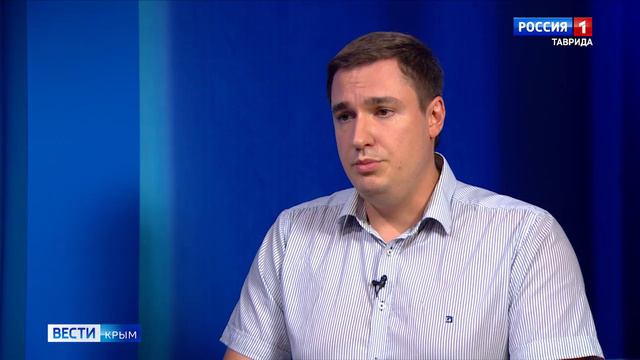 Владислав Ганжара — в гостях на телеканале «Вести Крым» смотреть онлайн
