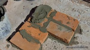 Кирпичная кладка угла в 1 кирпич 'Однорядная система перевязки'    © masterkladki