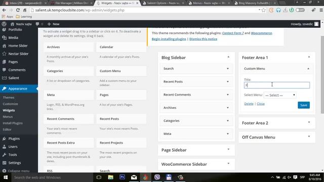 Salient theme tutorial смотреть онлайн