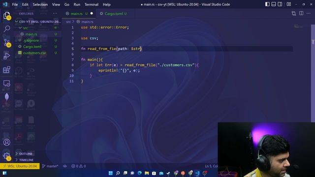 RUST Project - Read CSV File смотреть онлайн