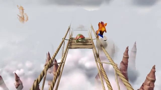 CRASH BANDICOOT BRIDGE LEVEL ROPE GLITCH HIGH ROAD TO NOWHERE смотреть онлайн