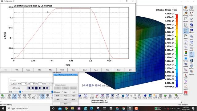 Post Processing Tutorial (with LS-Prepost) смотреть онлайн