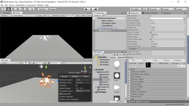 Blood Splash VFX Particle System| How to make a Liquid or Water Splash unity Particle System VFX смотреть онлайн