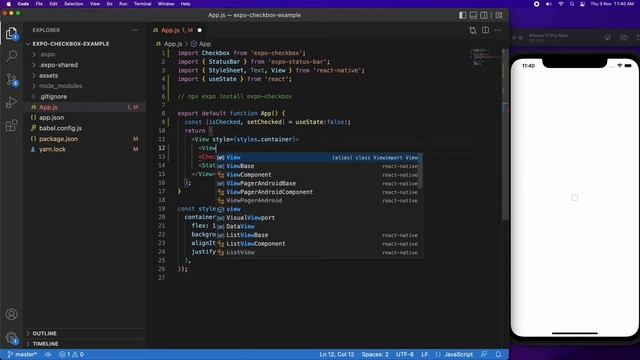 Adding a Checkbox to your Expo React Native Apps with Label (expo-checkbox) смотреть онлайн