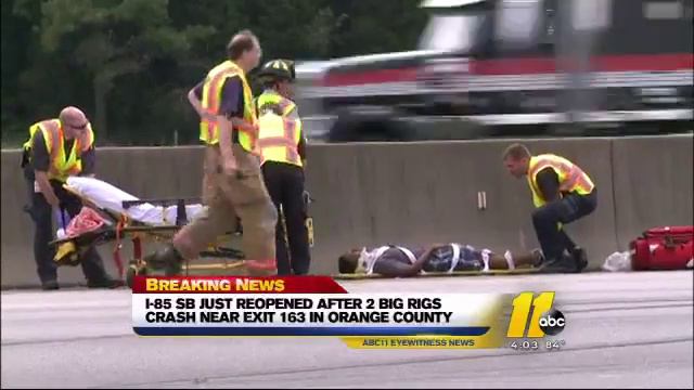I 85 reopens after trucks, car collide смотреть онлайн
