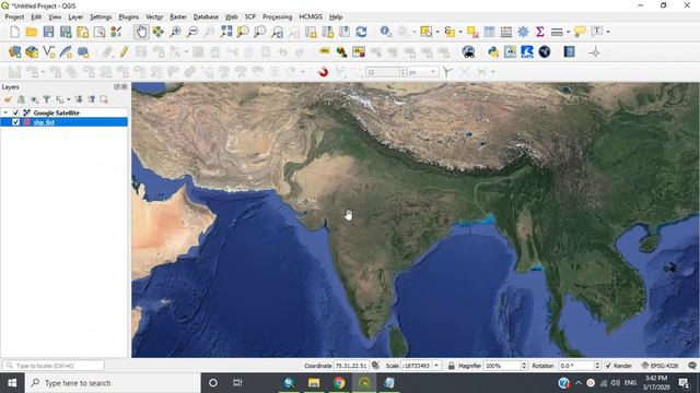 Google Earth Images In QGIS