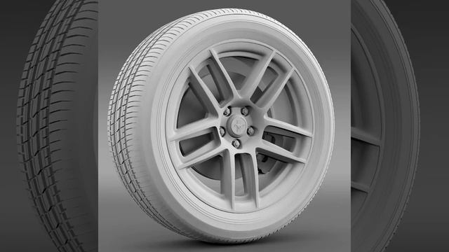 3D Model of Ford Mustang Boss 302 Laguna Seca 2012 wheel Review смотреть онлайн