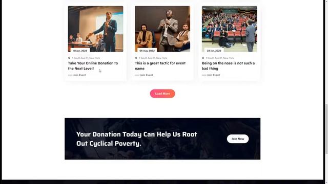 Charityish - NonProfit Charity Figma Template donate charity смотреть онлайн