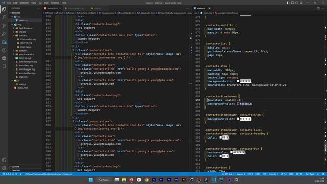 Indicorp - Верстаем contacts. Часть 2 | HTML\CSS для новичков смотреть онлайн