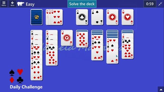 Microsoft Solitaire Collection | Klondike Easy | January 26, 2022 | Daily Challenges смотреть онлайн