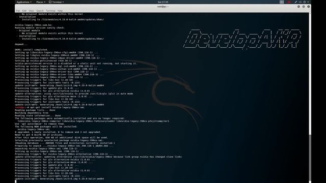 Install nVidia GPU Drivers on Kali Linux 2019.2 смотреть онлайн