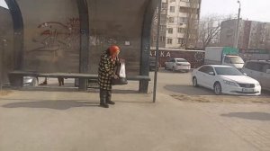 Автобус №21 едет от вокзала "Волгоград-1" до Спартановки, Волгоград, 16 марта 2023 года