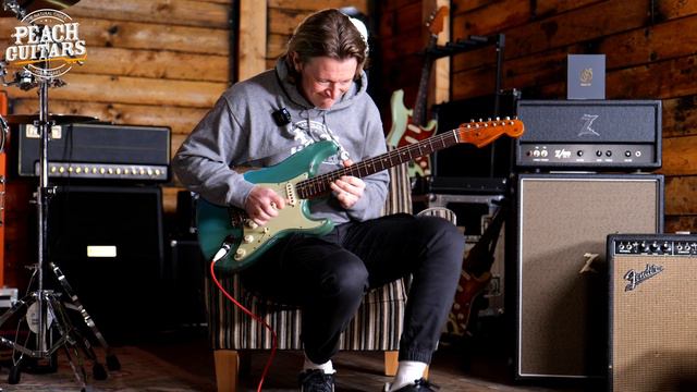 Peach Picks! | Fender Custom Shop Dale Wilson Masterbuilt 59 Strat Relic Taos Turquoise | CZ574711 смотреть онлайн