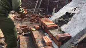 Лестница своими руками Как класть кирпичи на наклонную поверхность Строительство лестницы из кирпич