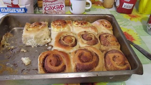 Сахарно- Творожные Плюшки с корицей как в детстве у бабушки Анны. смотреть онлайн