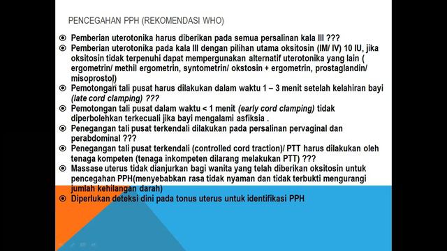 Perdarahan : Tissue/ retensio dan Thrombin/ Koagulopati (BidanIndonesia) смотреть онлайн
