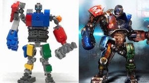 LEGO Живая сталь роботы самоделки из Лего и герои фильма