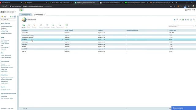 ISPmanager web control panel смотреть онлайн
