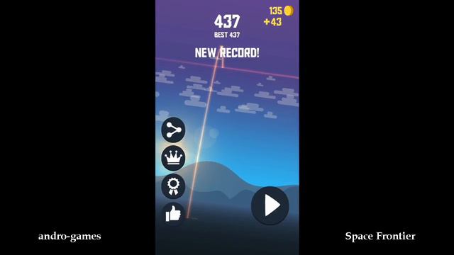 Space Frontier (by Ketchapp) - arcade game for android and iOS - gameplay. смотреть онлайн