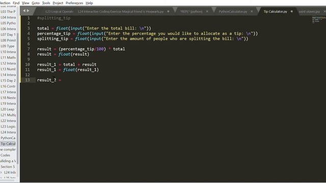 How to Create a Tip Calculator in Python смотреть онлайн
