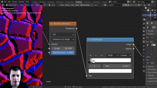 Procedural Leather Material (Blender Tutorial) смотреть онлайн
