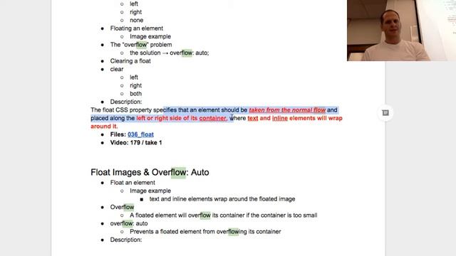 CSS Floats смотреть онлайн
