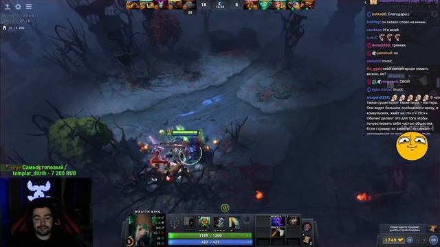 STRAY РЕШИЛ СТАТЬ РУИНЕРОМ КОГДА УСЛЫШАЛ ЭТО БЫДЛО | ЛЕСНОЙ ВК | DOTA 2 LIVE ТВ | Лучшее со Стреем смотреть онлайн