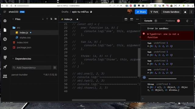 Сравнение стрелочной и function функций в JavaScript смотреть онлайн