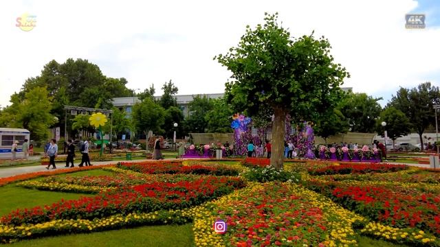 Красота!!! Фестиваль цветов 2022 в г. Ташкенте | Flower festival 2022 in Tashkent City. Review. смотреть онлайн