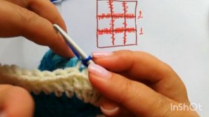 Соединительный шов иглой и крючком мотивов бабушкина квадрата