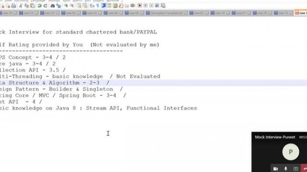 MOCK Interview for Java Backend Developer | Standard chartered bank | CITI bank | JP Morgan