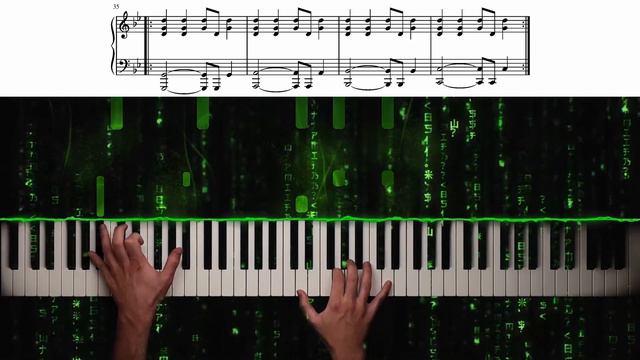 The Matrix - Clubbed to Death | Piano Cover + Sheet Music смотреть онлайн