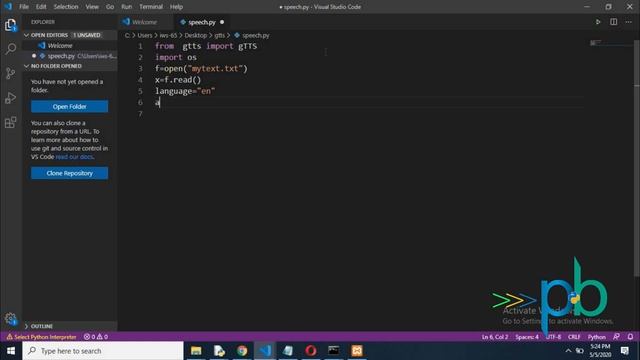 Convert Text to Speech in python||Voice Assistant python||Python Beginners||gtts in python смотреть онлайн