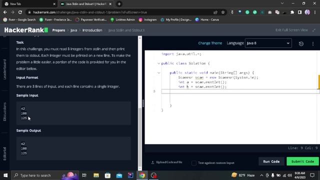 #1 Java Stdin and Stdout 1 || HackerRank || Coding Tree || Java Problem Solution смотреть онлайн
