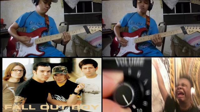 sugar were going down by fallout boy (guitar cover) смотреть онлайн